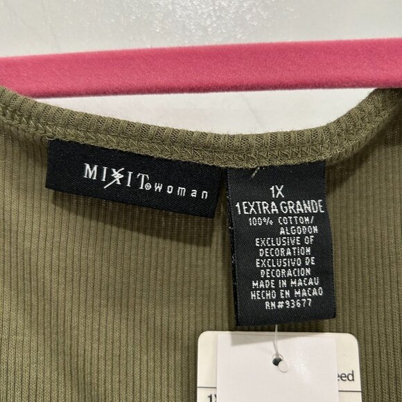 New with tags ladies Mix it Woman's tank top Size 1X - Picture 3 of 3